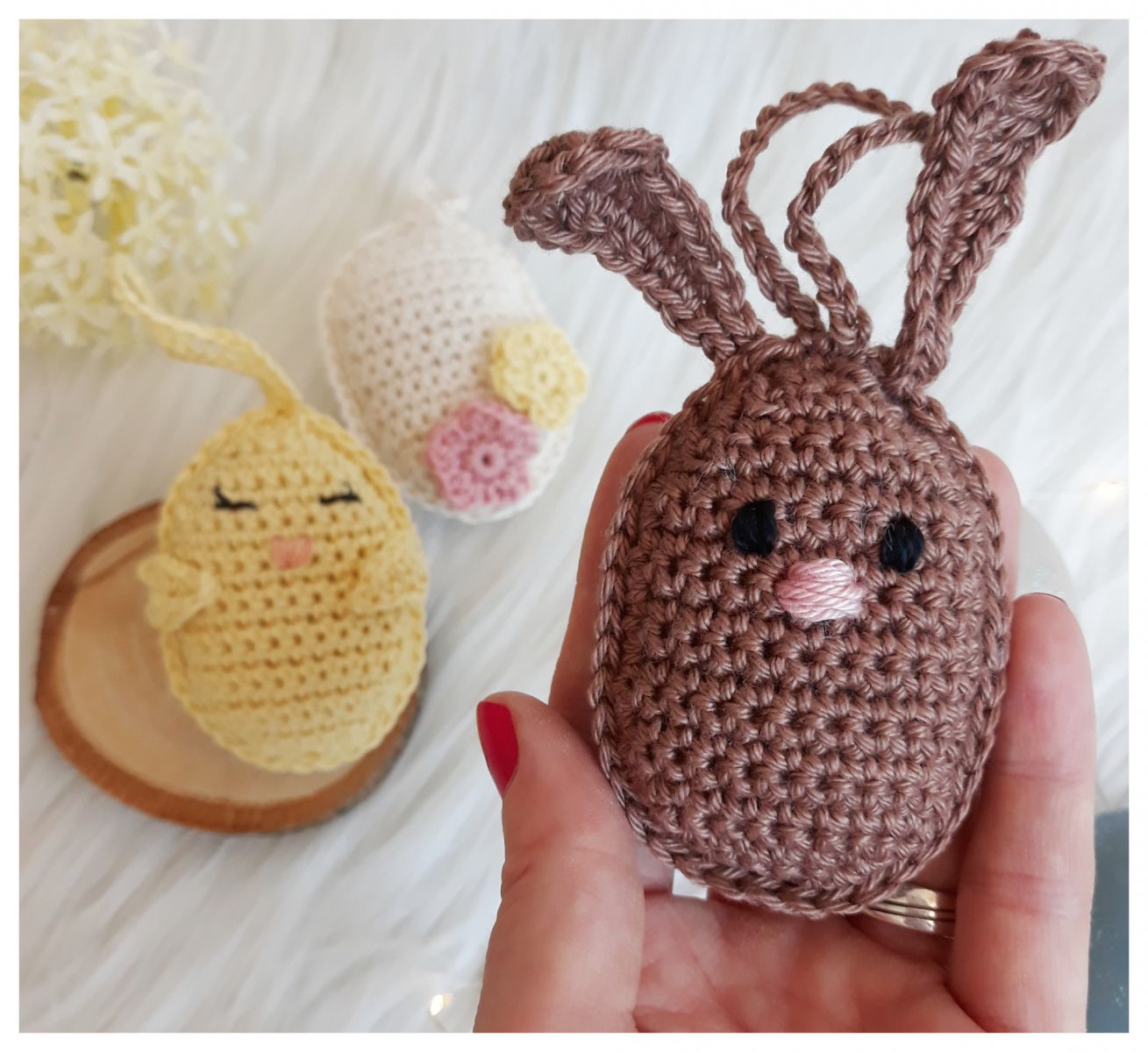 Blog-Inhaltsbild für 'Osteranhänger, kostenlose Häkelanleitung'